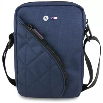 BMW Nylon Pockets & Metal Logo táska, navy blue