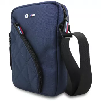 BMW Nylon Pockets & Metal Logo táska, navy blue
