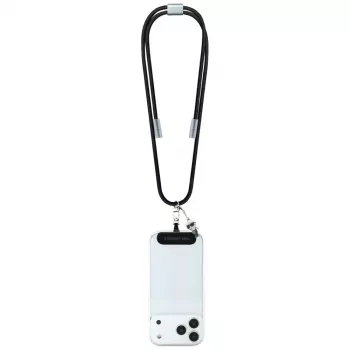 Karl Lagerfeld Ikonik Charm USB-C - USB-C kábel lanyarddal, 1,2 m, fekete