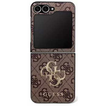 Guess Big 4G Logo Classic tok Samsung Galaxy Z Flip7 készülékhez - barna