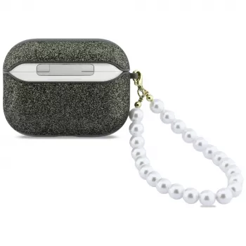 Guess Glitter Pearl Strap Case for AirPods Pro 3, Khaki