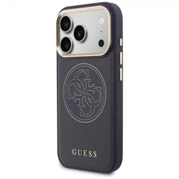 Guess Perforated 4G MagSafe tok iPhone 17 Pro-hoz, kék