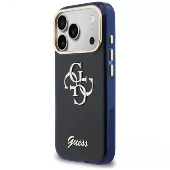 Guess IML 4G Script Metal tok Apple iPhone 17 Pro-hoz, kék
