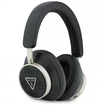 Guess 4G Triangle Logo vezeték nélküli Bluetooth 5.4 fejhallgató ENC-vel, fekete