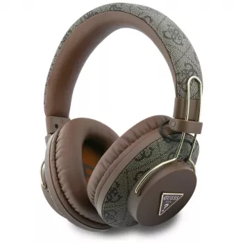 Guess Triangle Logo Bluetooth ENC fejhallgató, barna