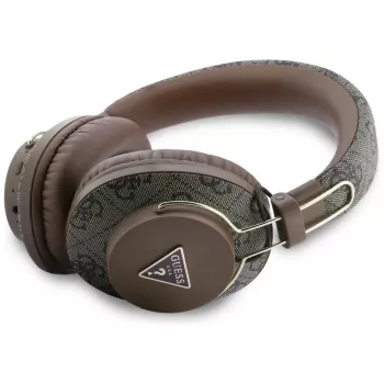 Guess Triangle Logo Bluetooth ENC fejhallgató, barna