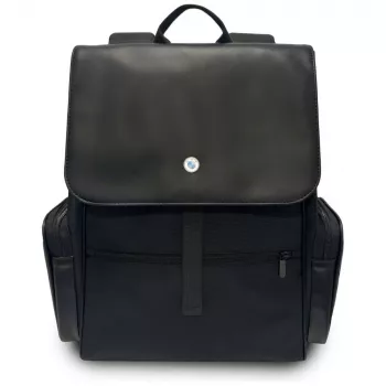 BMW Side Pockets Metal Logo 15 laptop hátizsák, fekete