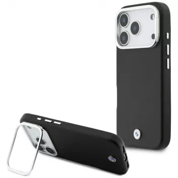BMW M Sign Metal Logo MagSafe tok iPhone 17 Pro-hoz, fekete