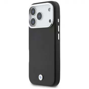 BMW M Sign Metal Logo MagSafe tok iPhone 17 Pro-hoz, fekete