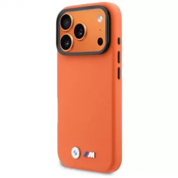 BMW M Metal Logo MagSafe tok iPhone 17 Pro-hoz, narancssárga