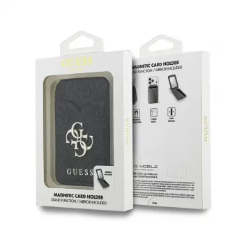 Guess 4G Stand & Mirror MagSafe pénztárca tükörrel, fekete