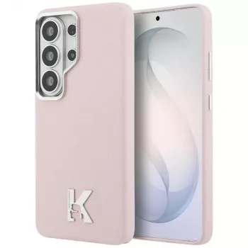 Karl Lagerfeld K Metal Logo MagSafe tok Samsung Galaxy S26 Ultra készülékhez, rózsaszín