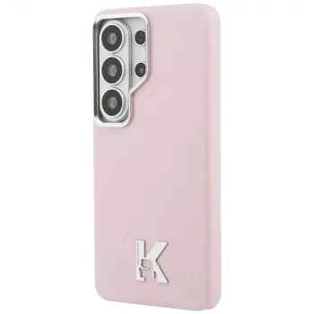 Karl Lagerfeld K Metal Logo MagSafe tok Samsung Galaxy S26 Ultra készülékhez, rózsaszín