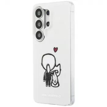 KARL LAGERFELD IML Karl & Choupette MagSafe hátlap Samsung Galaxy S26 Ultra készülékhez, átlátszó