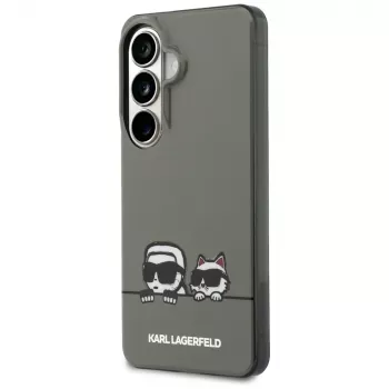 KARL LAGERFELD IML Peekaboo Karl & Choupette MagSafe tok Samsung Galaxy S26 készülékhez, fekete