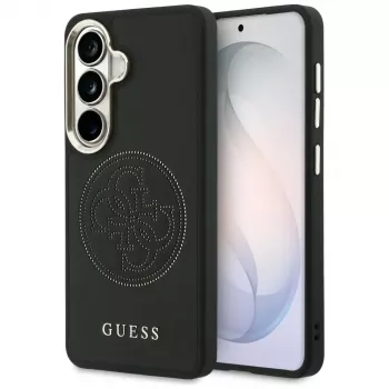 Guess Perforated Logo MagSafe tok Samsung Galaxy S26 készülékhez, fekete