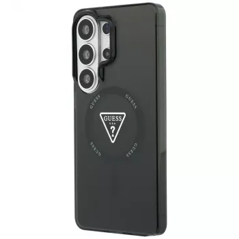 Guess IML Gradient Triangle MagSafe tok Samsung Galaxy S26 Ultra készülékhez (fekete)