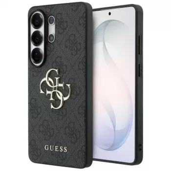 Guess 4G Big Metal Logo tok Samsung Galaxy S26 Ultra készülékhez, fekete