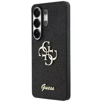 Guess Fixed Glitter Big 4G Metal Logo tok Samsung Galaxy S26 Ultra készülékhez (fekete)