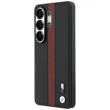 BMW Perforated Stripe Logo MagSafe tok Samsung Galaxy S26 Ultra készülékhez, piros