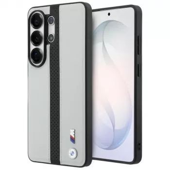 BMW Perforated Stripe Logo MagSafe tok Samsung Galaxy S26 Ultra készülékhez, szürke