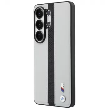 BMW Perforated Stripe Logo MagSafe tok Samsung Galaxy S26 Ultra készülékhez, szürke