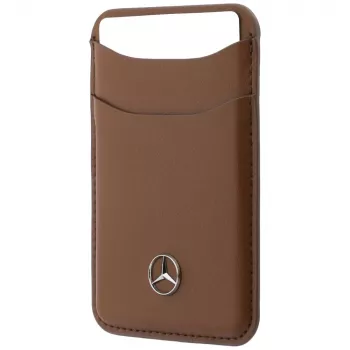 Mercedes Leather MagSafe Wallet Camel