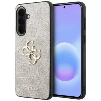 Guess Leather 4G Metal Logo tok Samsung Galaxy A57 5G készülékhez, rózsaszín