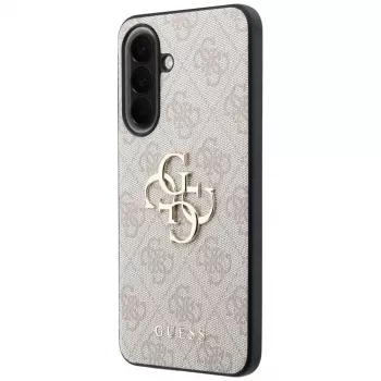 Guess Leather 4G Metal Logo tok Samsung Galaxy A57 5G készülékhez, rózsaszín