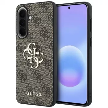 Guess Leather 4G Metal Logo tok Samsung Galaxy A37 5G készülékhez - barna