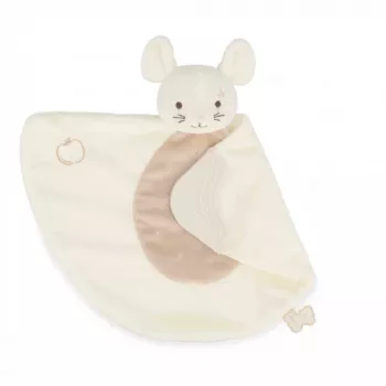 Kaloo bébi nyugtatókendő szilikon rágókával, 23 cm, Grignoti egér