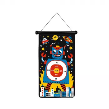 Janod mágneses darts játék robot