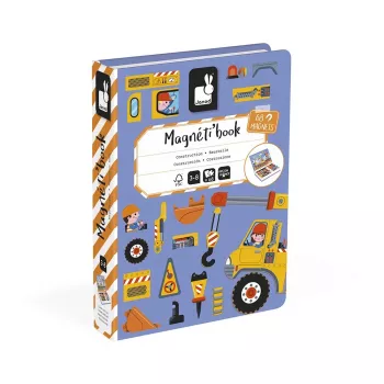 Janod Magnetibook Építkezés mágneses tanulójáték
