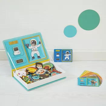 Janod Magnetibook Történelem - mágneses tanulójáték gyerekeknek 3-8 éves korig
