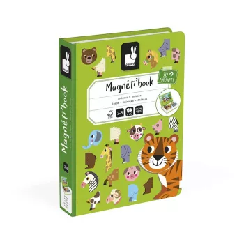 Janod Magnetibook Állatok mágneses könyvjáték