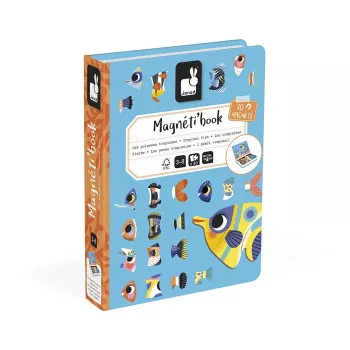 Janod Magnetibook Trópusi halak mágneses kirakókönyv 3+