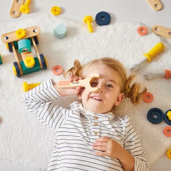 Janod Brico'kids 100 darabos építőkészlet 3 éves kortól