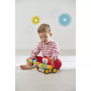 Janod Brico'Kids fa robot összeszerelhető és húzható 2+