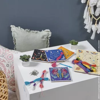 Janod 3D String Art állatok kreatív kézműves készlet