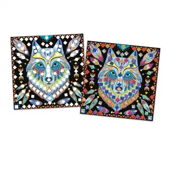 Janod kreatív mozaik készlet mandala Party Friends 5-8 év