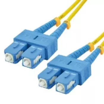 MCL Samar FJOS2/SCSC-1M OS2 egymódusú szimplex üvegszál patch kábel SC/SC 1 m sárga