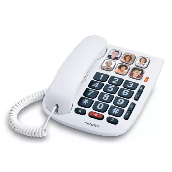 Alcatel TMAX10+ vezetékes asztali telefon, fehér