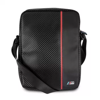 BMW tablet tok 8 inch Carbon Red Stripe fekete