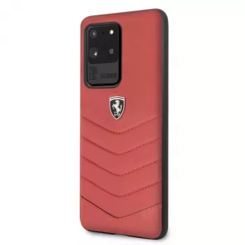 Ferrari kemény tok FEHQUHCS69RE Samsung Galaxy S20 Ultra G988-hoz, piros Heritage