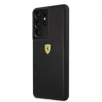 Ferrari FESPEHCS21LBK S21 Ultra G996 fekete kemény tok On Track perforált