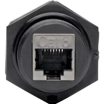 Eaton Tripp Lite N206-BC01-IND RJ45 átvezető csatlakozó Cat5/Cat6 aljzat-aljzat árnyékolt ipari IP68 porvédő sapkával TAA
