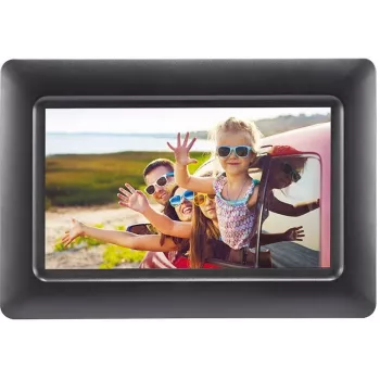 AGFAPHOTO Agfa Photo LED HD 7 digitális képkeret órával és naptárral APF700 fekete