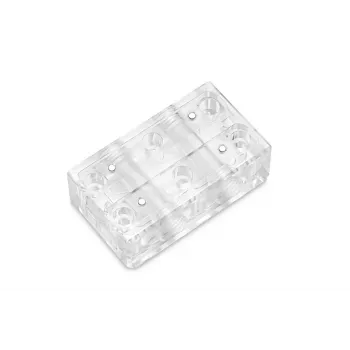 EK Water Blocks Vector² GPU vízhűtőblokk összekötő híd - akril - átlátszó - G1/4