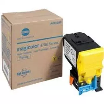 Konica Minolta TNP-18Y sárga tonerpatron (A0X5250), magicolor 4750DN/4750EN