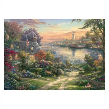 SCHMIDT SPIELE Thomas Kinkade Studios: Harbor in New England (1000 darab)